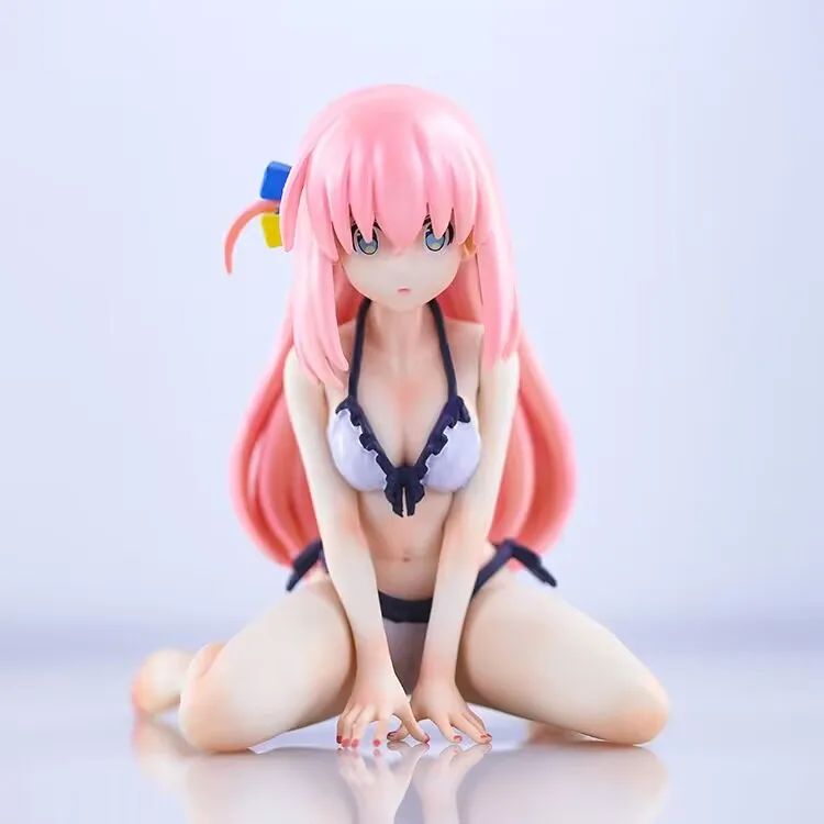 Hot Anime Bocchi the Rock Gotoh Hitori PVC Action Figure Sexy Girls Figures Anime Figure Collector Birthday Gifts Doll