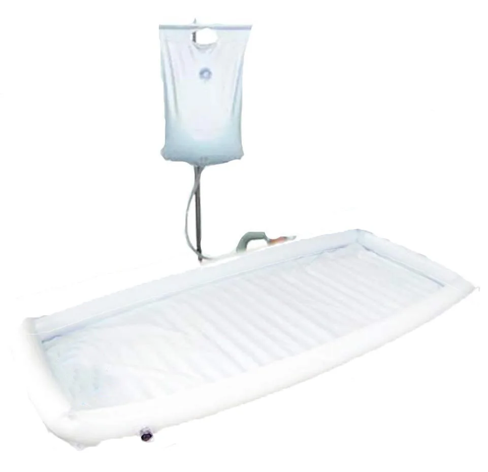 Spot customized Nursing home hospital  Medical PVC inflatable bathtub household elderly patient disabled bed bath tub