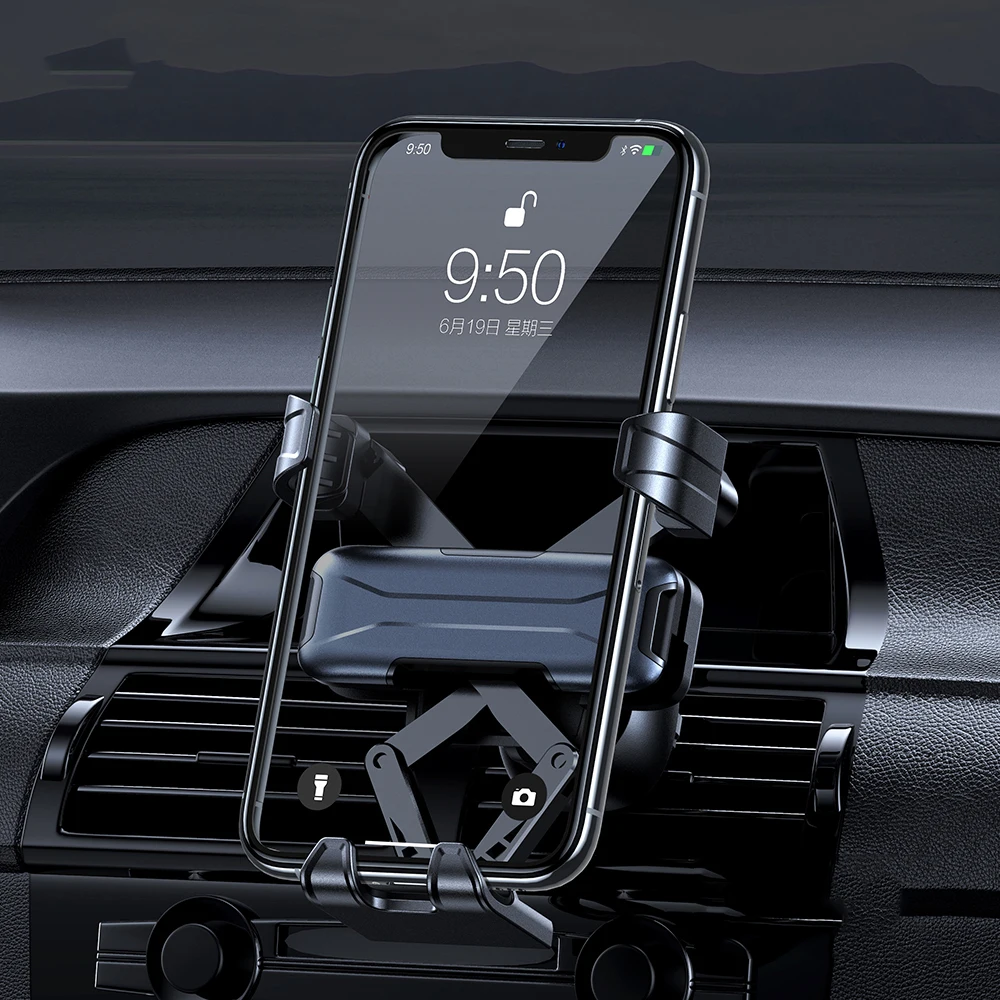 High quality wholesale gravity car phone holder universal car phone holder