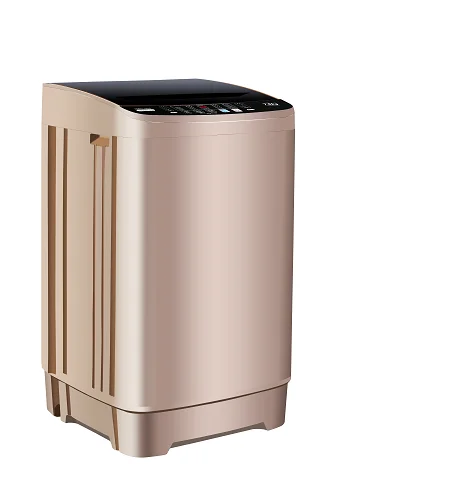 9 Kg Heat drying  Full Automatic  Mini Washing Machine with  High Tempered Glass Cove