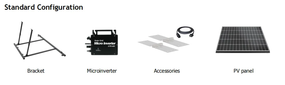 HipowerESS Plug-and-Play full black solar panels plug and play - Effortless Security with Solar-Powered