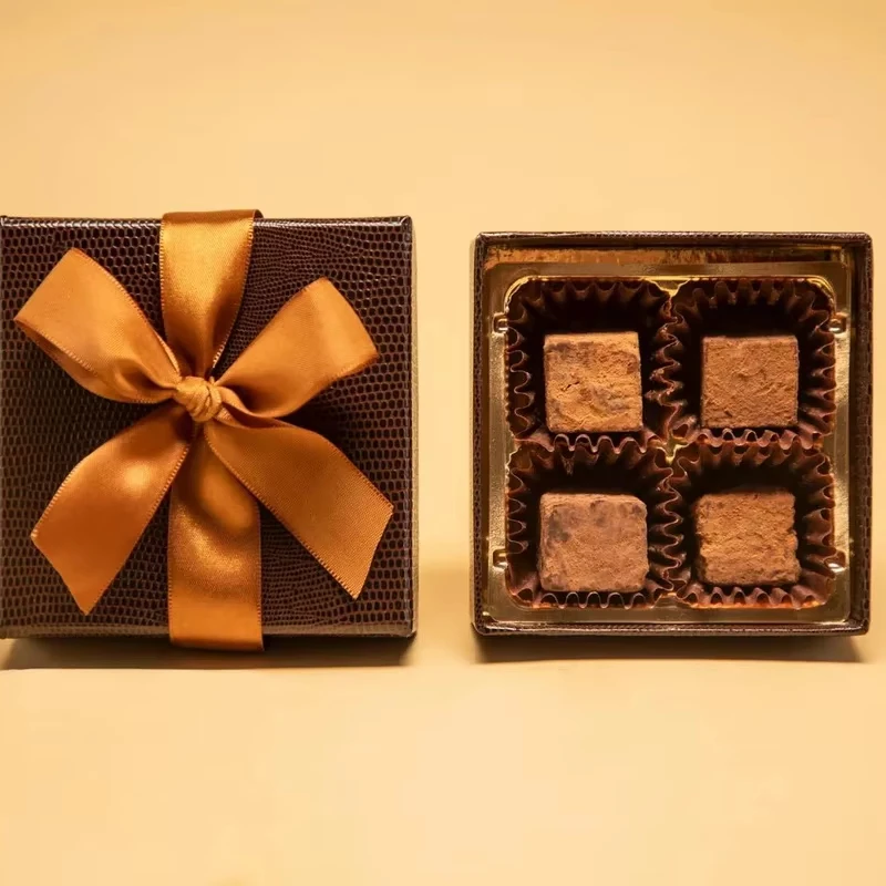 Cheap Empty Magnetic Sweet Chocolate Packaging Box Custom Chocolate Packaging Box With Gold Dividers