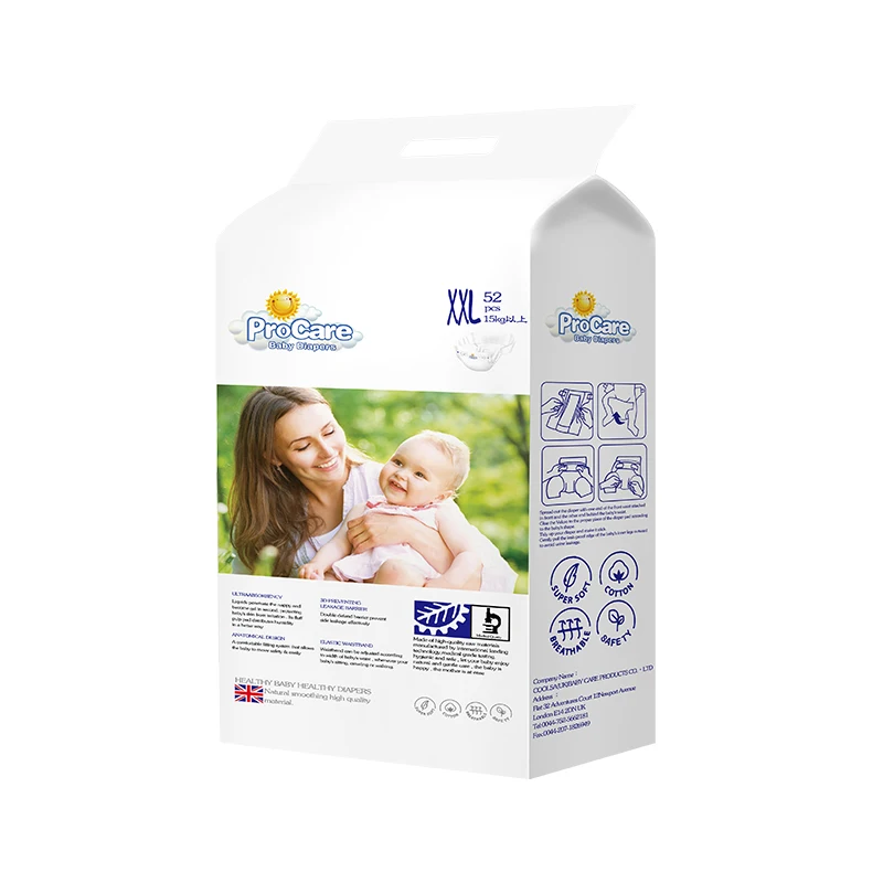 Disposable Baby Diaper Super Soft Big XXL Size Baby Diapers