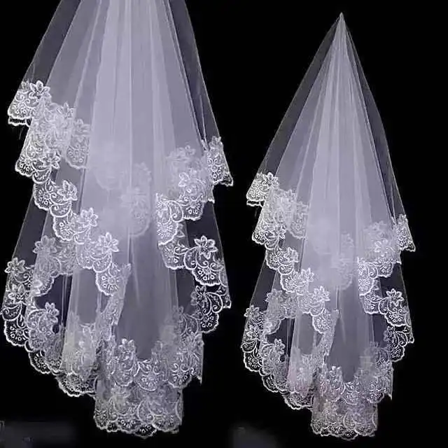 Three-piece Bridal Wedding Dress Skirt Veil White Glove Accessories For