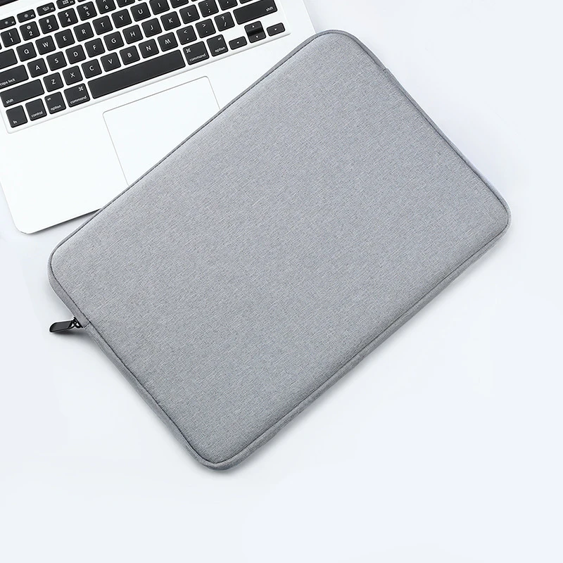 Factory Direct 15 Inch Laptop Sleeve Portable Fleece-Lined Waterproof Scratch-Resistant Notebook Bag Custom Logo 100 Minimum