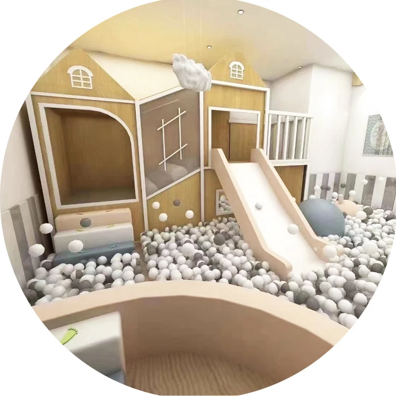 Candy theme commercial kid play equipment kids soft play area indoor playground with slide