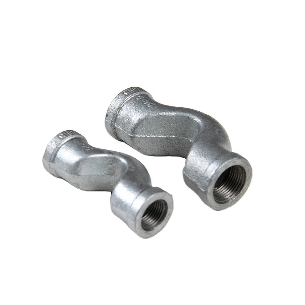 Hot Selling Durable Malleable Steel Pipe Fittings With Bs Din Npt Threaded Standard Crossover for Gas Water Oil Supply