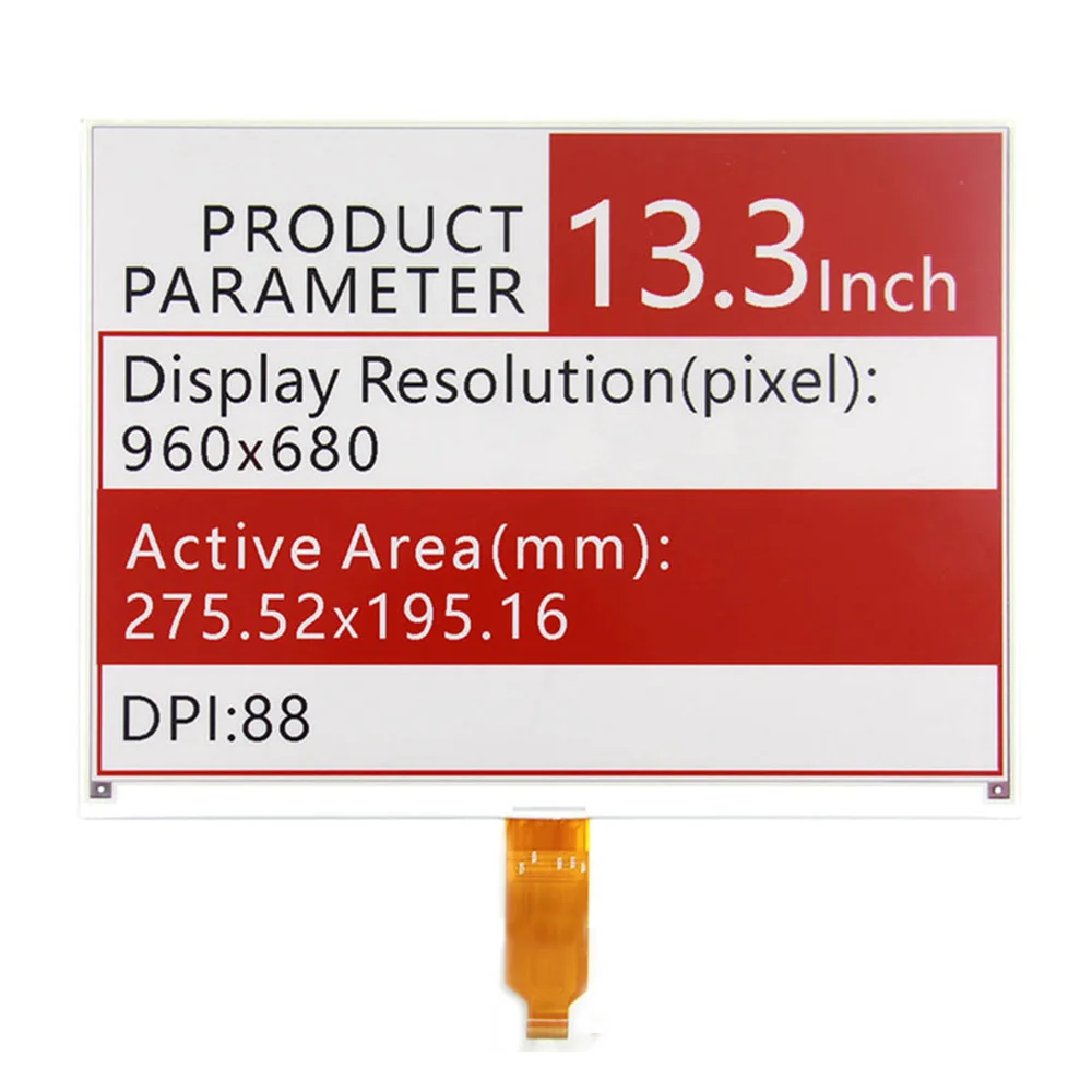 digital signage outdoor passive e-paper of e ink display module,13.3 e ink