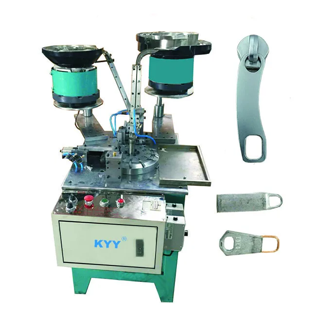KYY Automatic Luggage Bag Zipper Slider Assembly Machine, Zip Slider Machine No. 3, Slider Making Latest Machine