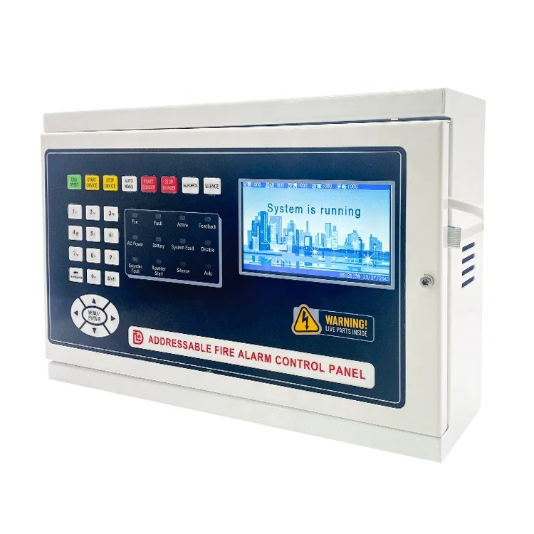 Addressable Fire Alarm System 1 Loop 220 devise Wireless Addressable Fire Alarm Control System Control Panel