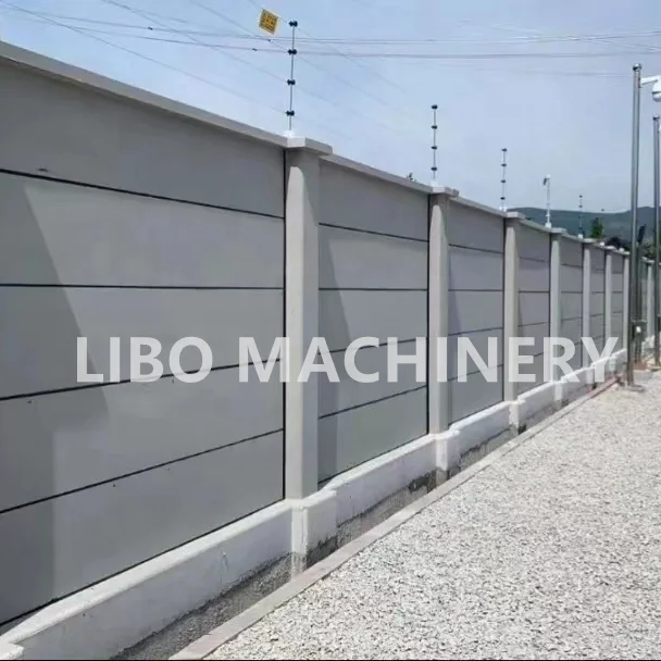 LIBO Machinery Precast Boundary Wall Mould Concrete H Shape Column Post Making Machine