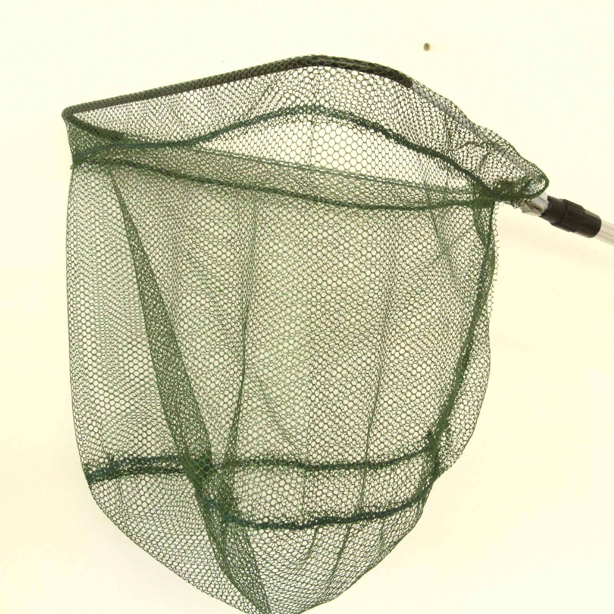 Selco Net Head Size 42*37Cm Net 30Cm Handle Open L 100Cm Plastic Knob Folding Head Rubber Fishing Landing Net