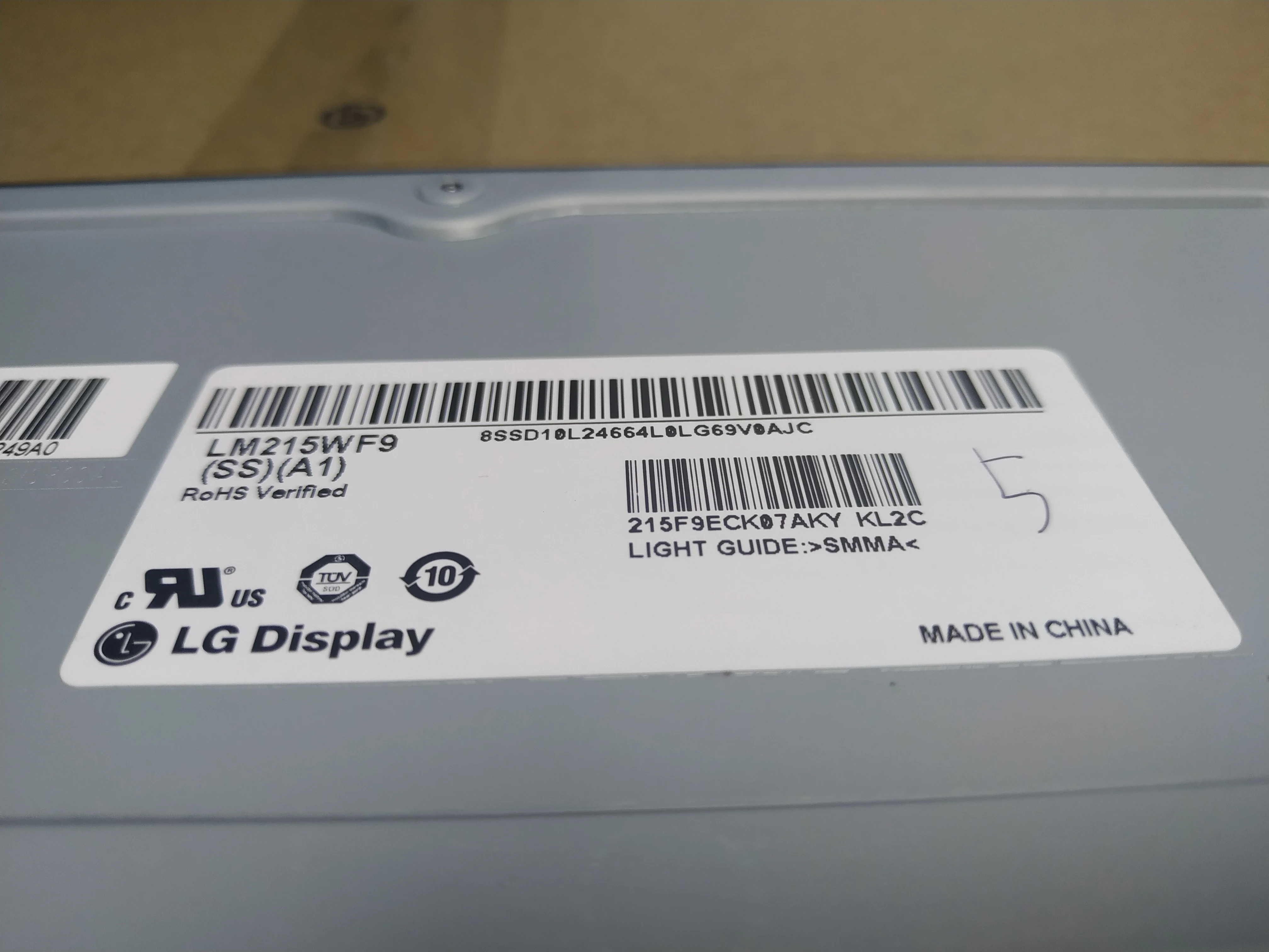 original New Lcd display screen model LM215WF9 SSA1 for Lenovo AIO 520-22IKL 510-22ISH 510-22ASR S4150 All-in-one