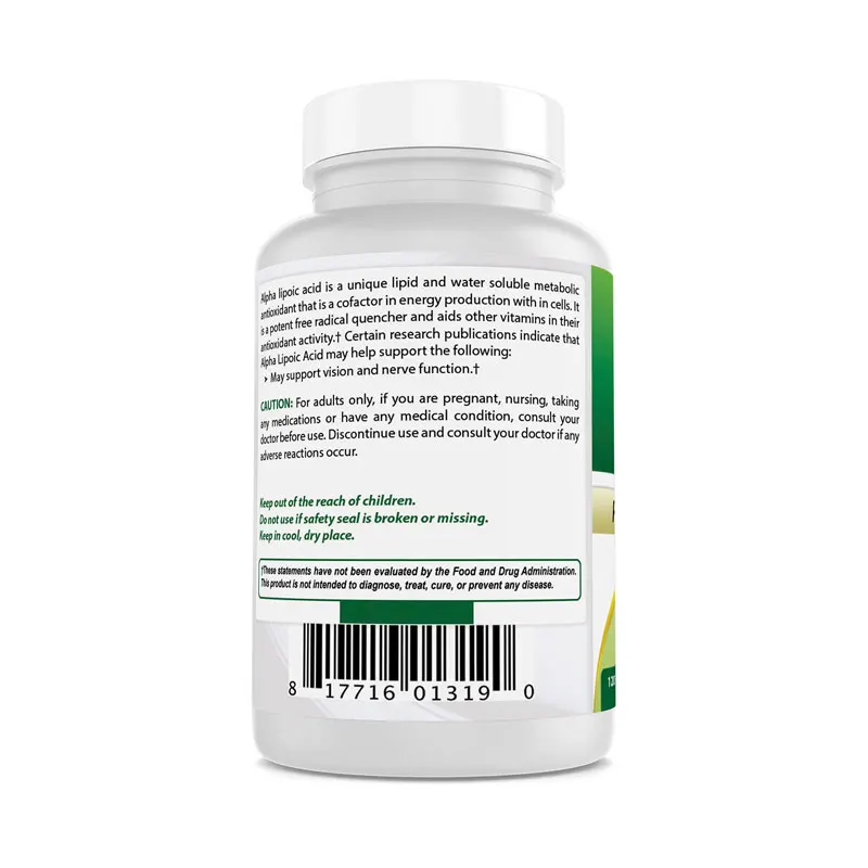 OEM ODM OBM Alpha Lipoic Acid Supplement R-Alpha Lipoic Acid Skin Whitening Biotin Capsules To Enhance Absorption For Health