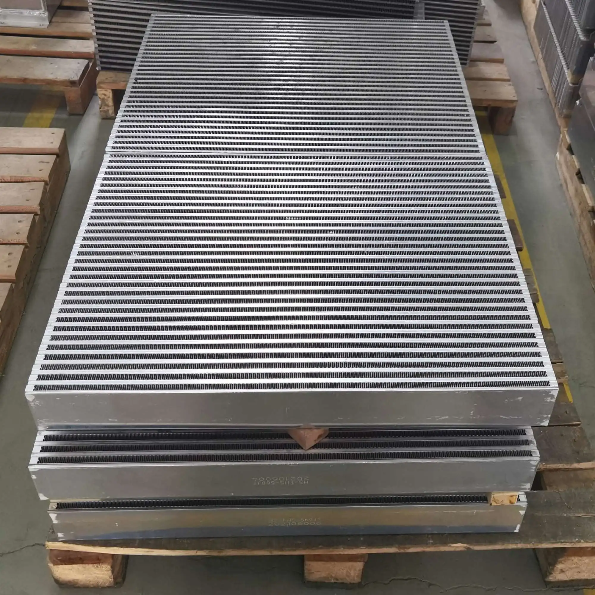 China Factory Supply Aluminum Plate-fin Heat Exchanger Core Oil Cooler Cores