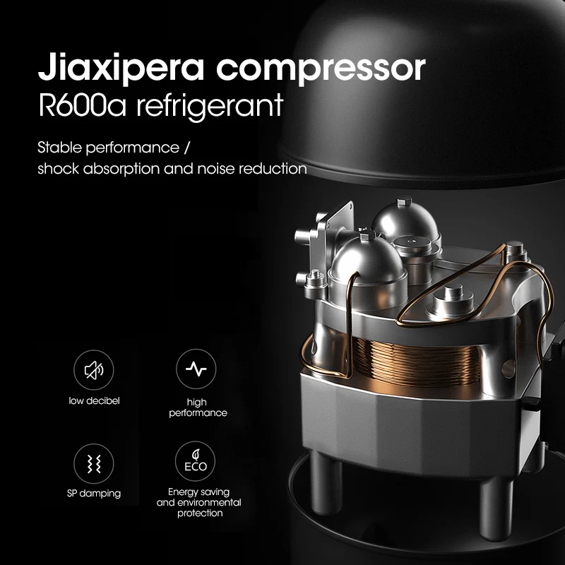 Factory Vertical Shelf Compressor Inverter Compressor Cooler Wine Fridge For Household