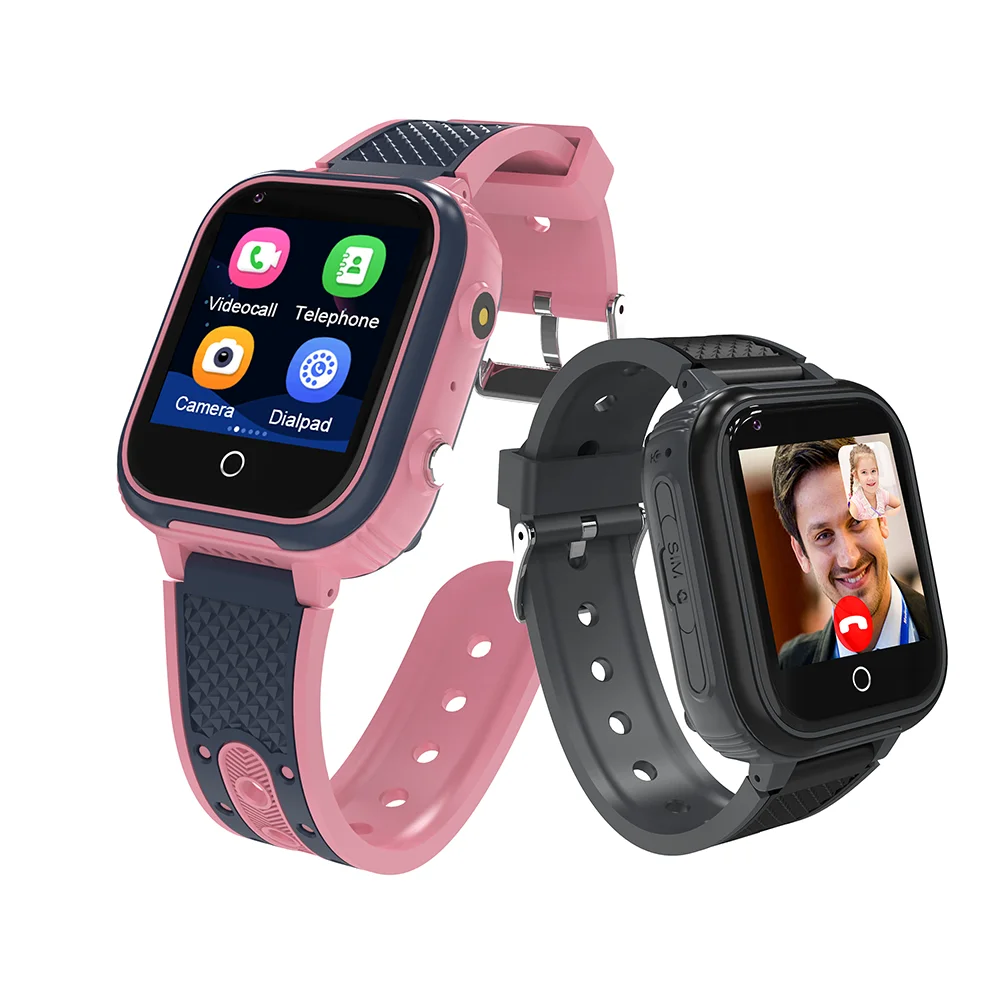 Manufacture 4G Volite HD Sensor DH9 Voice Chat Asia or Europe Market Dial Number Sports Footprint Stock Smart Kid Watches