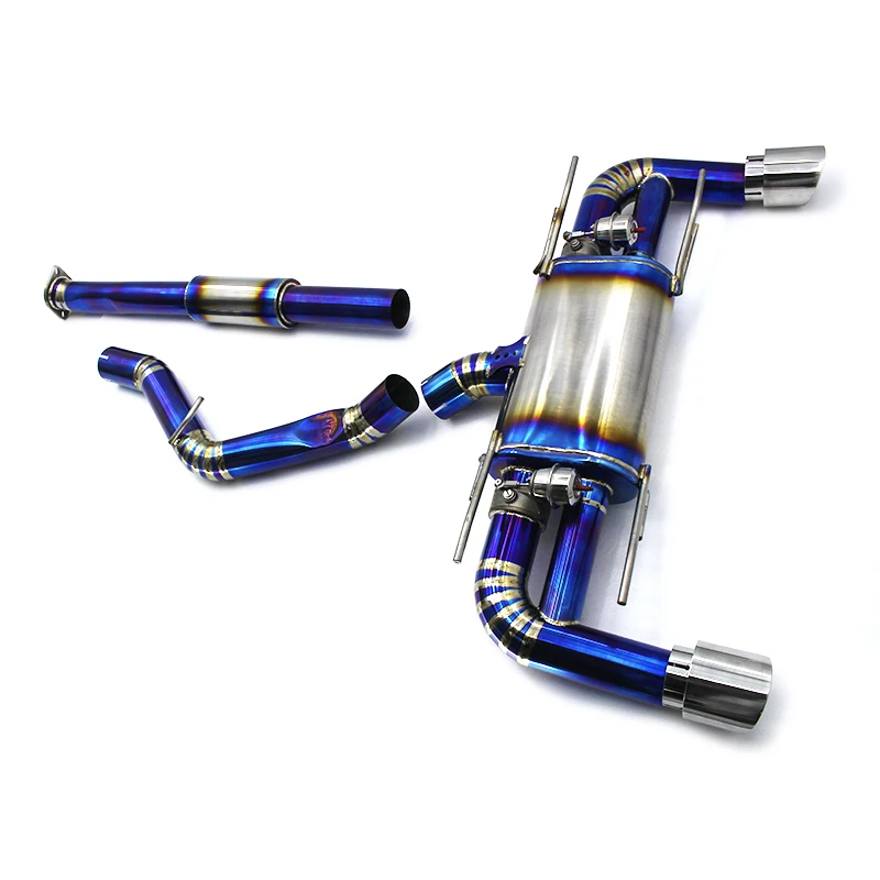 Factory Titanium alloy Catback Exhaust For Subaru BRZ 2013-2019 Titanium Exhaust Pipe Muffler Car Exhaust System