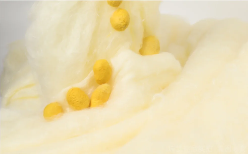 Natural Organic 100% Mulberry Silk Golden Raw Material Fiber Wadding/ Fillings/Felt/Batting for Quilt Comforter Duvet Pillow