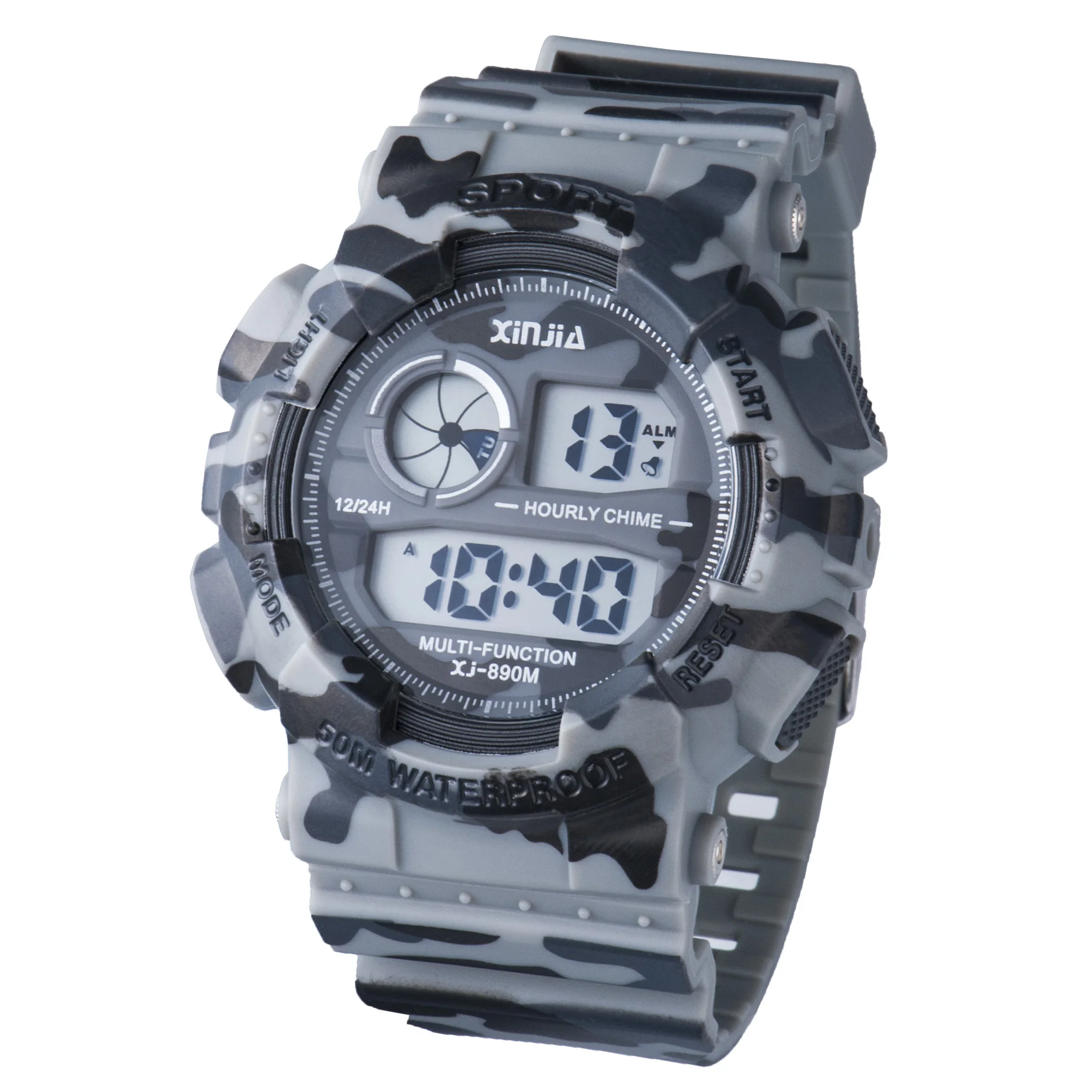 XINJIA Fashion Water Resistant 50M Digital Watch for Camouflage Color Watch Sport Digital Watch Relogio g Shock