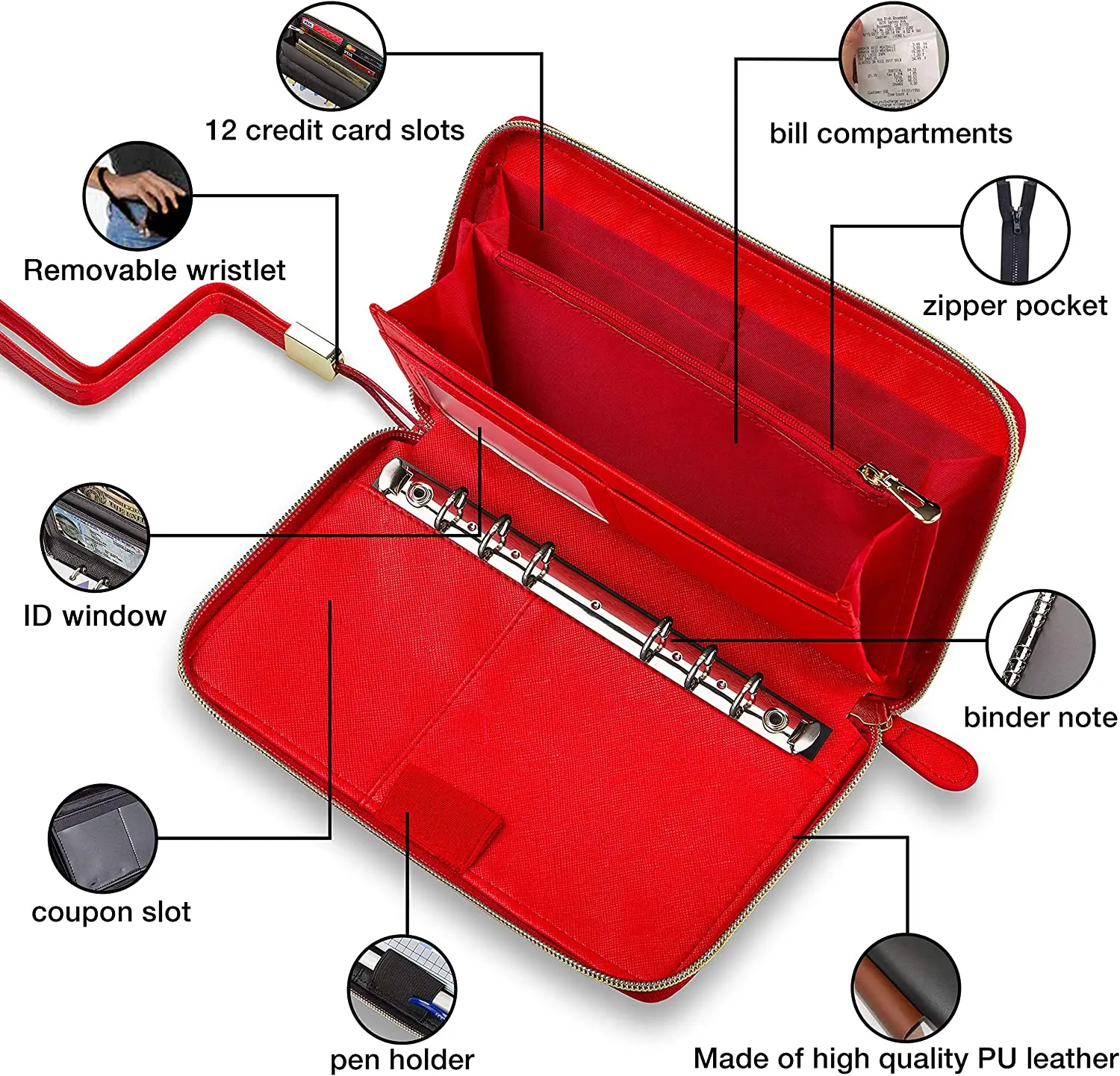 Wholesale Cash Envelope Wallet with custom logo