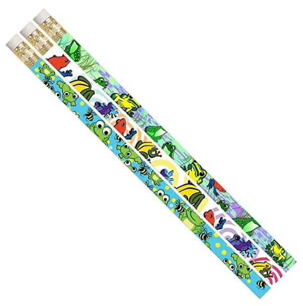 
Custom 7 inch HB Wood Round Graphite Pencils With/Without Eraser , Pencil Full Color Print your Design, message, text or logo 