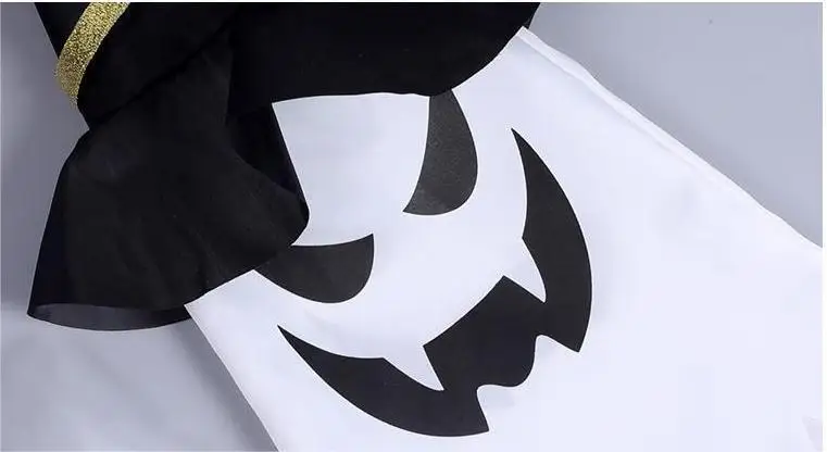 Halloween Fabric Outdoor Windsocks Hanging Ghost Lantern String Light for Garden