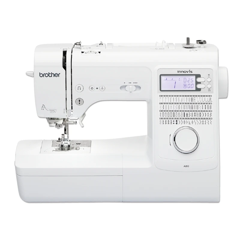 Brother A80 direct drive high speed lockstitch industrial sewing machine with side cutter and hemming