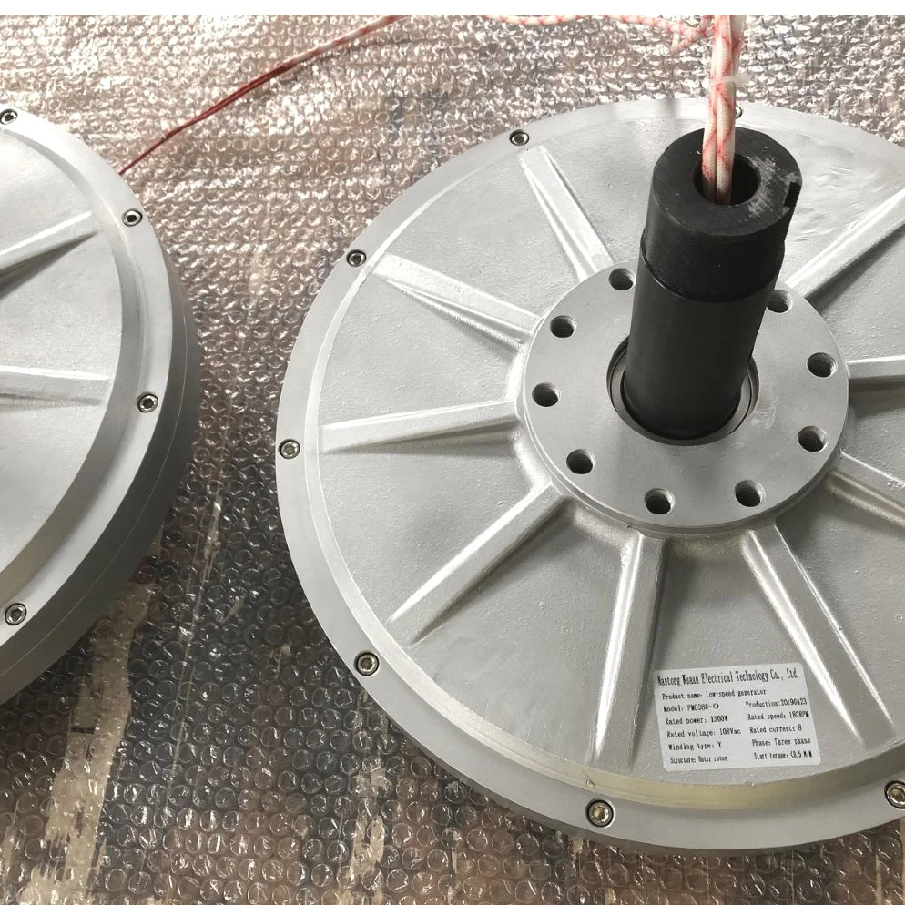 Custom AC 5kva 1000rpm 3 Phase Low rpm PMG PMA Silent Magnetic Power Alternative Energy Dynamo Synchronous Generator Alternator