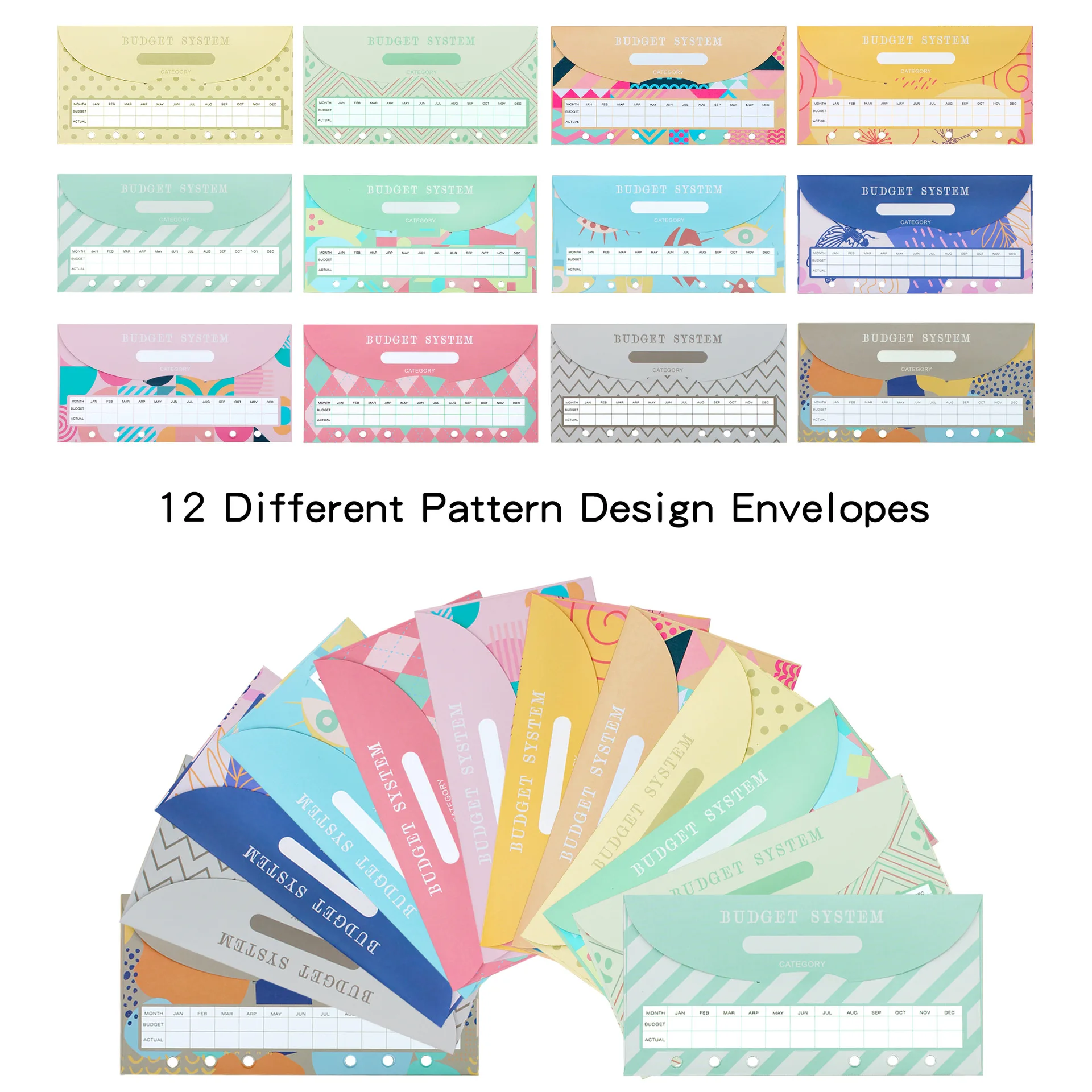 Crocodile pattern 6ring binder bundle with cash envelopes a6 pu leather for organizer budgeting budget binders saving challenges