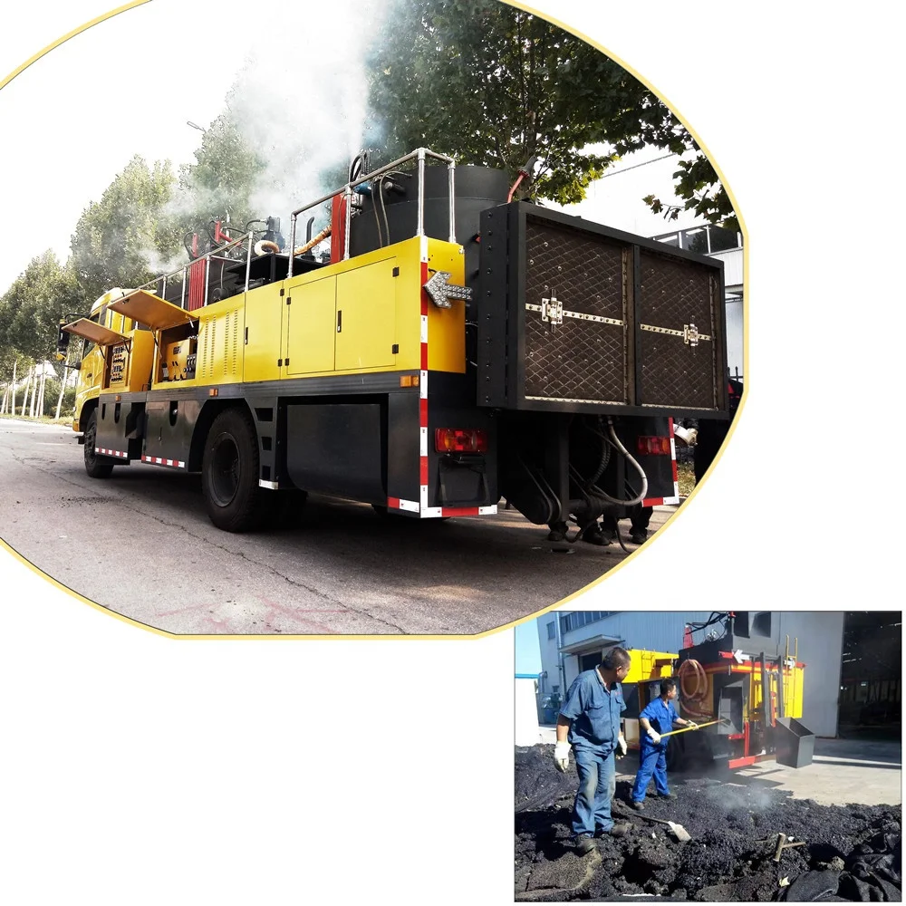 Bitumen regeneration truck-mounted asphalt mixing plant  used for asphalts road construction