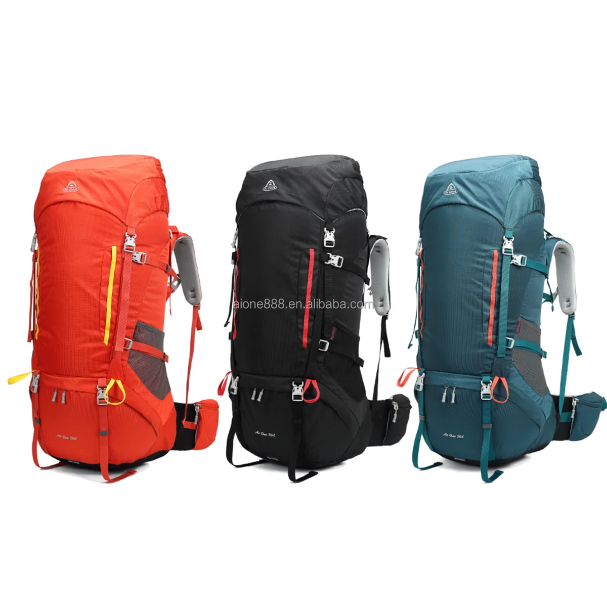 80l outdoor hiking backpack custom molle rucksack waterproof mochila mountaineering camping travel backpack hiking large