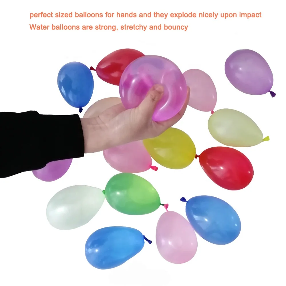 High Quality Happy Baby Full Color Round Ballon Holi Instant 111pcs Inflatable Water Bunch Balloon Bundle Globos for Summer