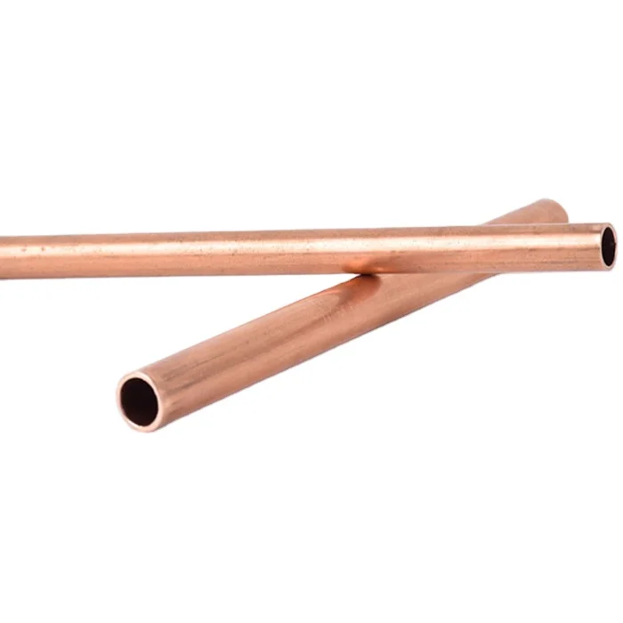 T2 Copper Tube Thin-walled Oxygen-free Copper  Tube TP2 Low Temperature Resistant Copper Tube