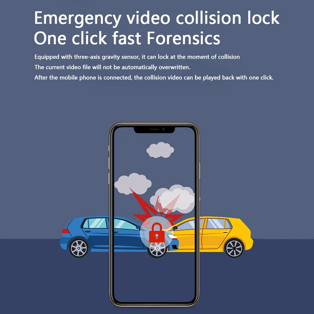 Dash Cam WIFI FULL HD 1080P Super Mini Car Camera DVR Wireless Night Version G-Sensor Driving Recorder With Multi Country Voice