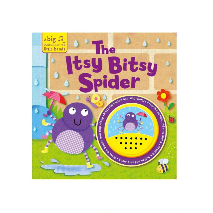 High-Quality Factory Printing Cartoon Animal Talking Story Sound Book Custom Baby Funny Music Button Audio Book