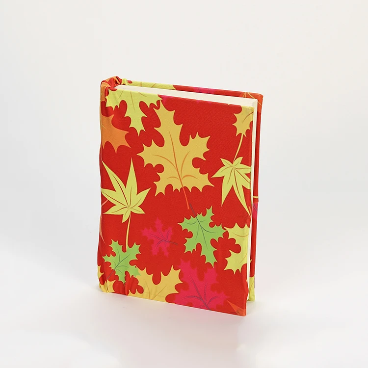 Hot Sale Soft Cover Book Printing Fabric Book Cover Custom Book Cover Stretchable