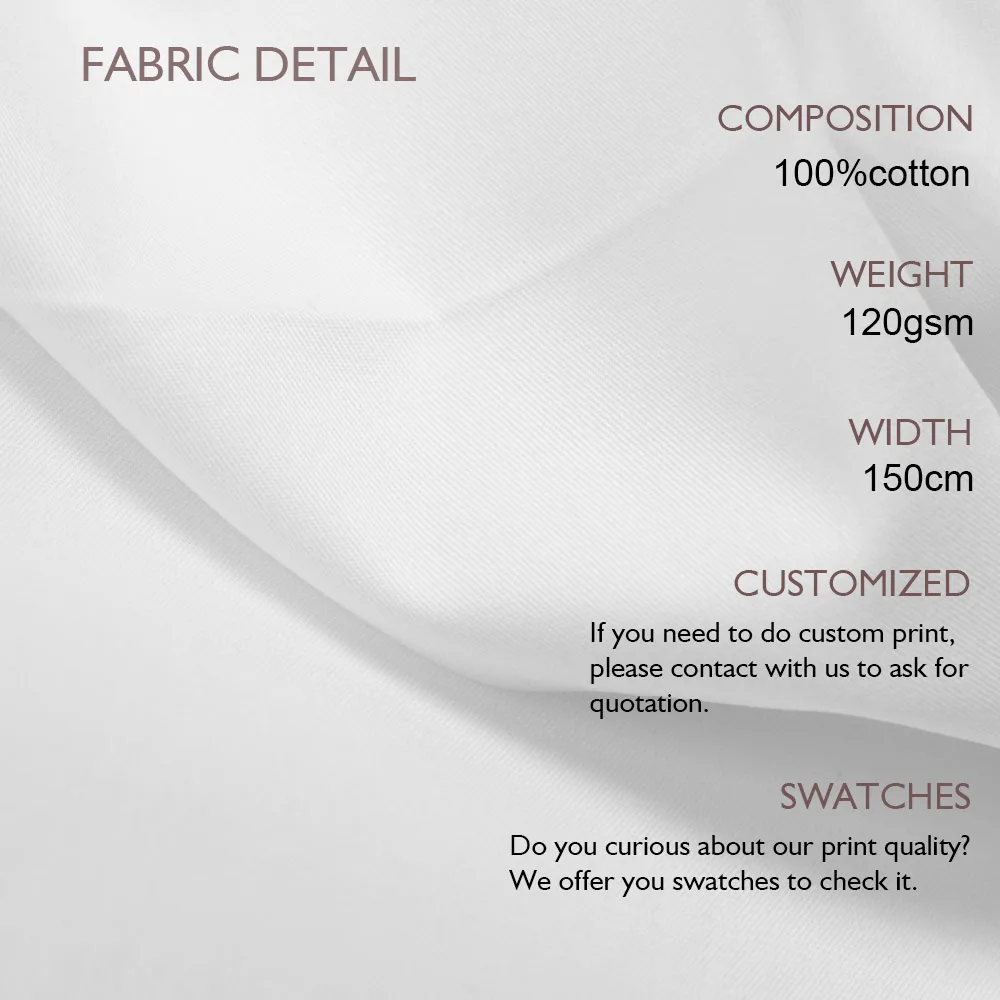 
New fashion halloween white-haired old lady skulls 3d prints cotton poplin fabric 