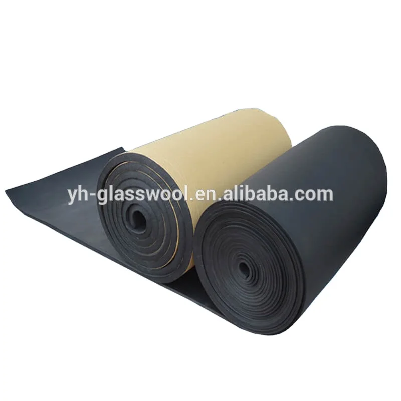 25 mm Flexible foam heat insulation NBR foam rubber sheets 1MX10M