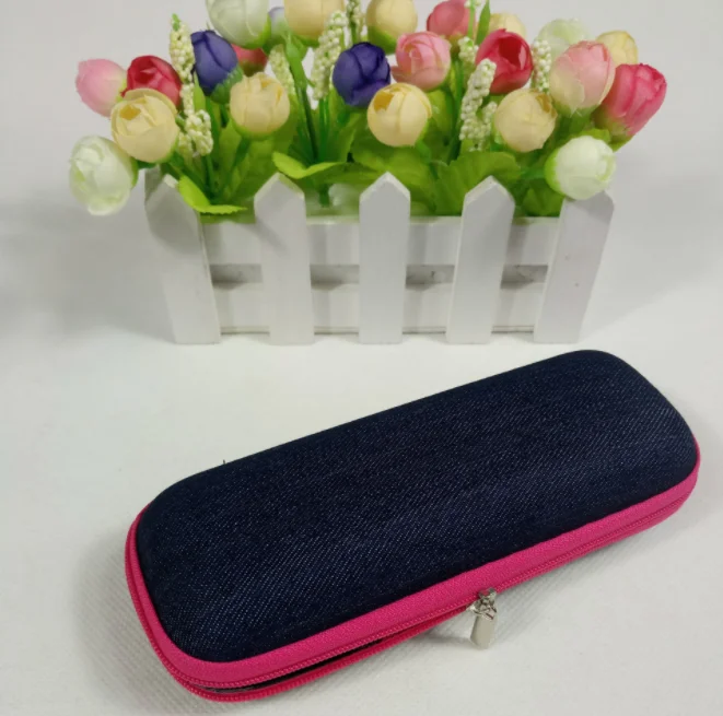 jean custom box sunglasses manufacturer of spectacle cases colorful zipper designer sunglasses case eyewear cases hot selling
