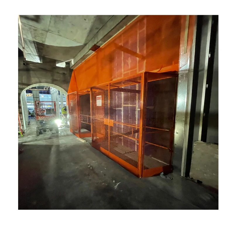 Elevator Lift Shaft Safety Protection Gates Rental elevator shaft protection