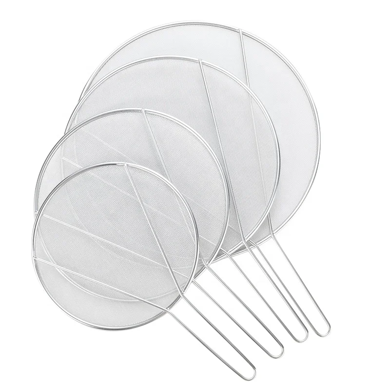 Good Quality Stainless Steel 18\/10 Strainer Food Oil Kitchen Colander Hot Pot Wire Skimmer