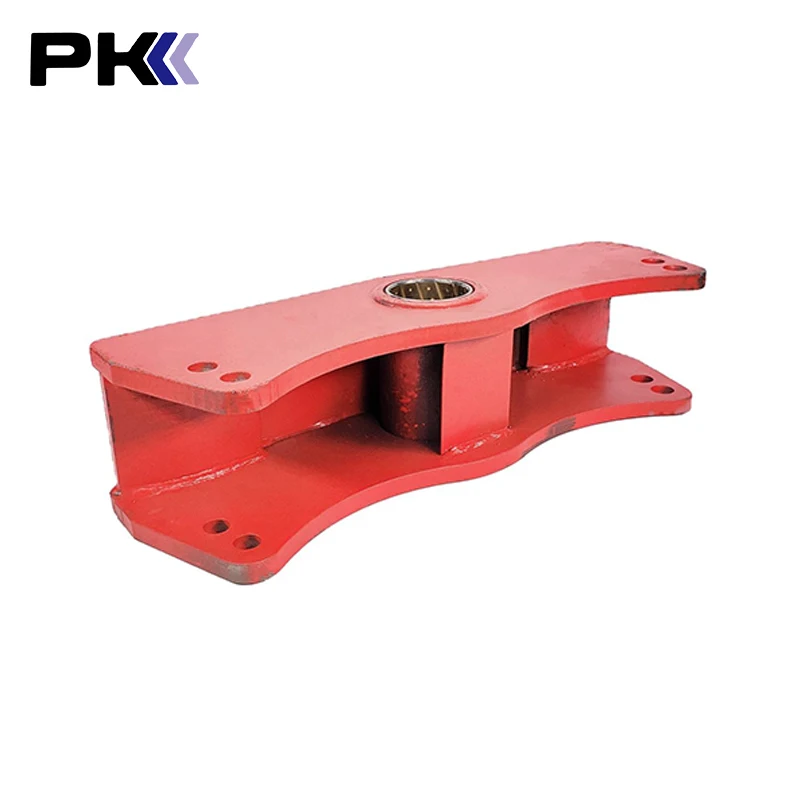 For L1 HJ Hos Type Bogie Trailer Truck Bogie Spring Suspension Axle Super 25T 30T 35T Use 17pcs 19 pcs Leaf Spring