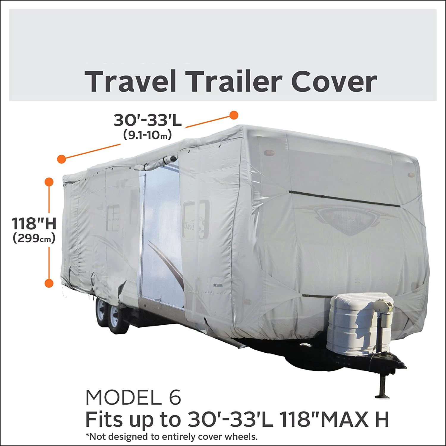 kly Ripstop and Water Repellent waterproof travel trailer rv camper cover