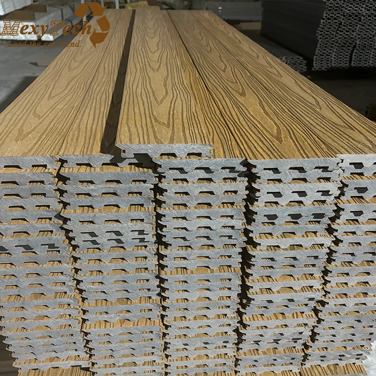 Factory Direct Seamless Design WPC Composite Deck Boards And Co-Extruded Wood Plastic Decking