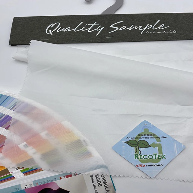 ECO Friendly Repreve 100% RPET Poly 230T Taffeta Lining Fabrics