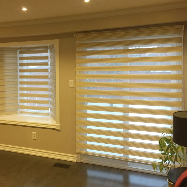 Best price blackout smart zebra blinds shades shutters manual or motorized custom electric automated for