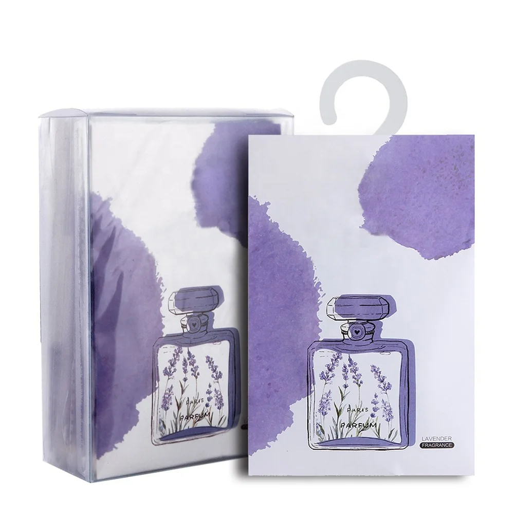 10PK Senior Aroma Hanging Clothet Scented Sachet Bags Air Freshener With Hook