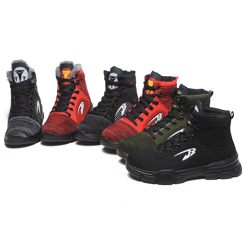 medium high black rubber soles replacement lining lace-up ankle military desert outdoor winter boots for men