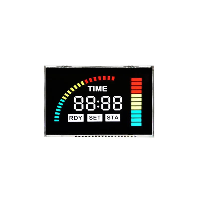 Custom Shape VA STN TN HTN Motorcycle Car Speedometer Instrument Dashboard Cluster Segment Graphic Monochrome LCD Display